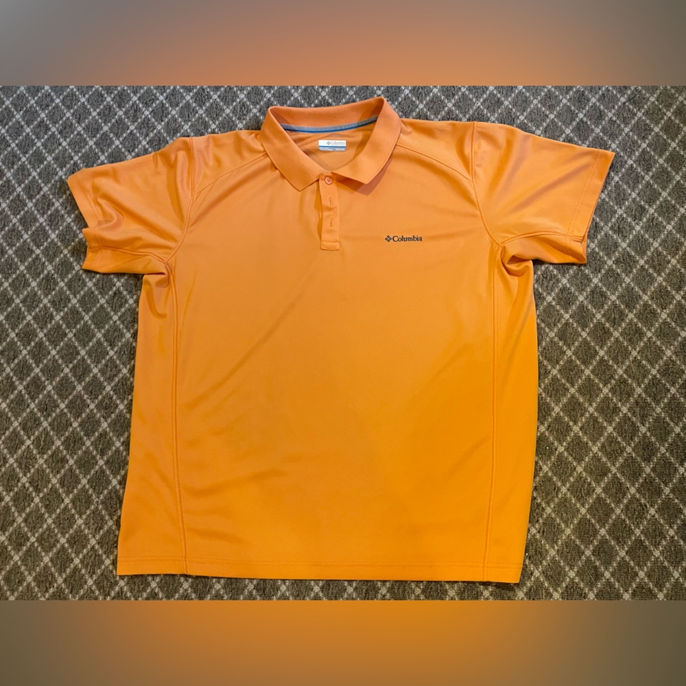 Columbia Men's Vibrant Orange Polo